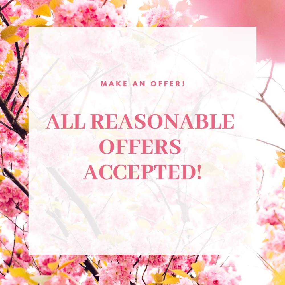 Offers are welcome!